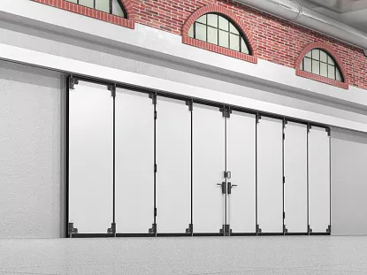 Подвесные промышленные ворота DoorHan утепленные